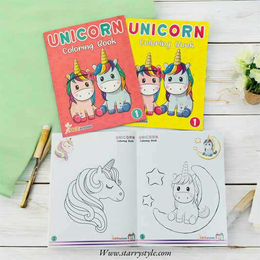 Unicorn Coloring Book