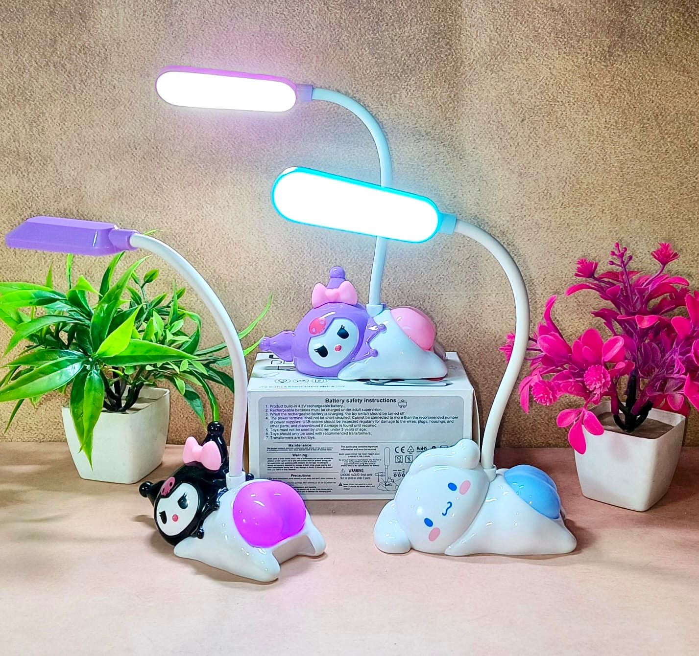 SANRIO & CINNAMON USB TABLE LAMP || 397-1-2 ||