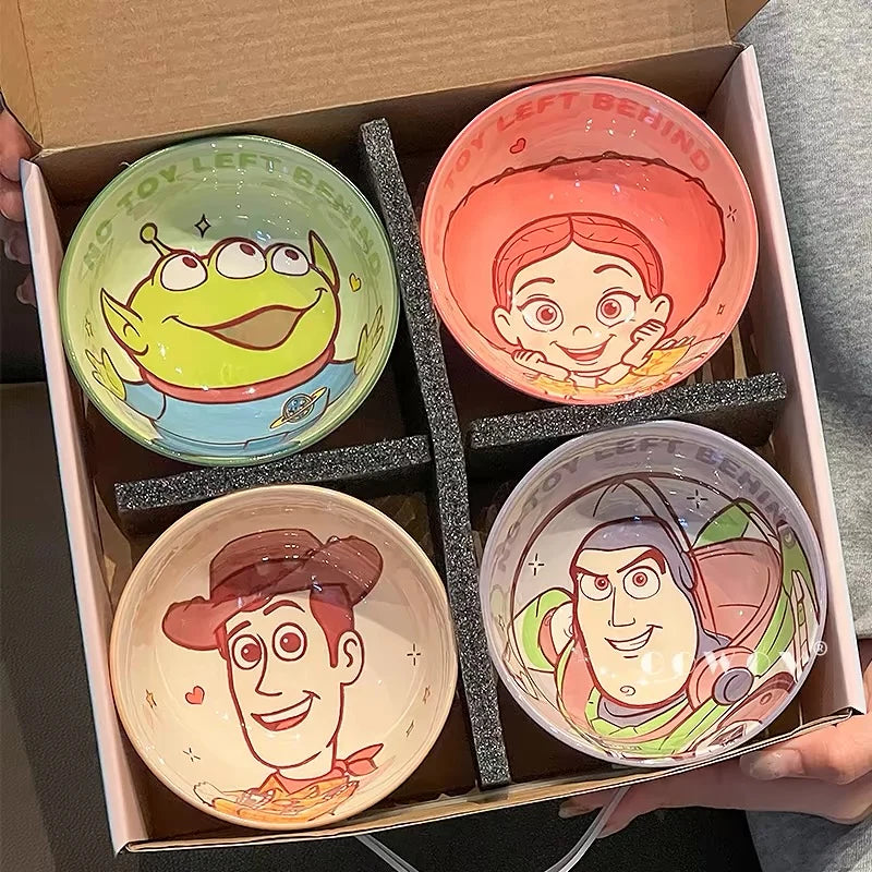 Toy Story Character Ceramic Bowl Set