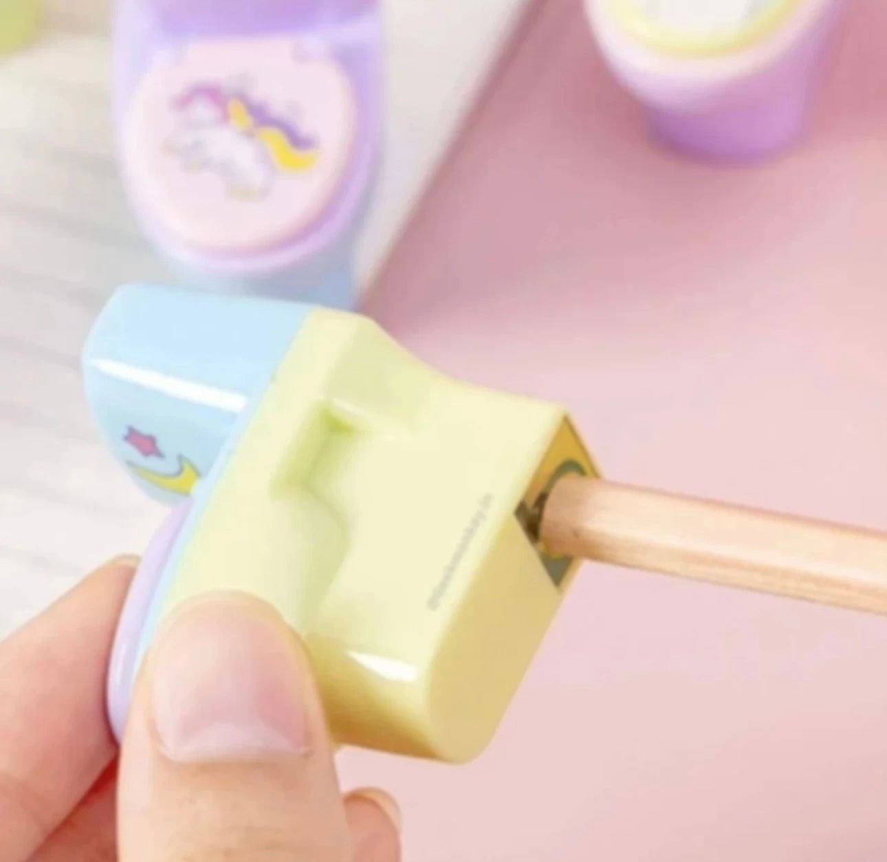 Sharpener plus eraser