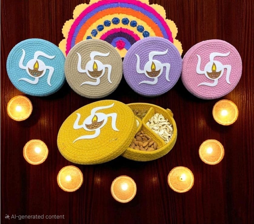 Swastik Dry Fruit/Multipurpose Tray