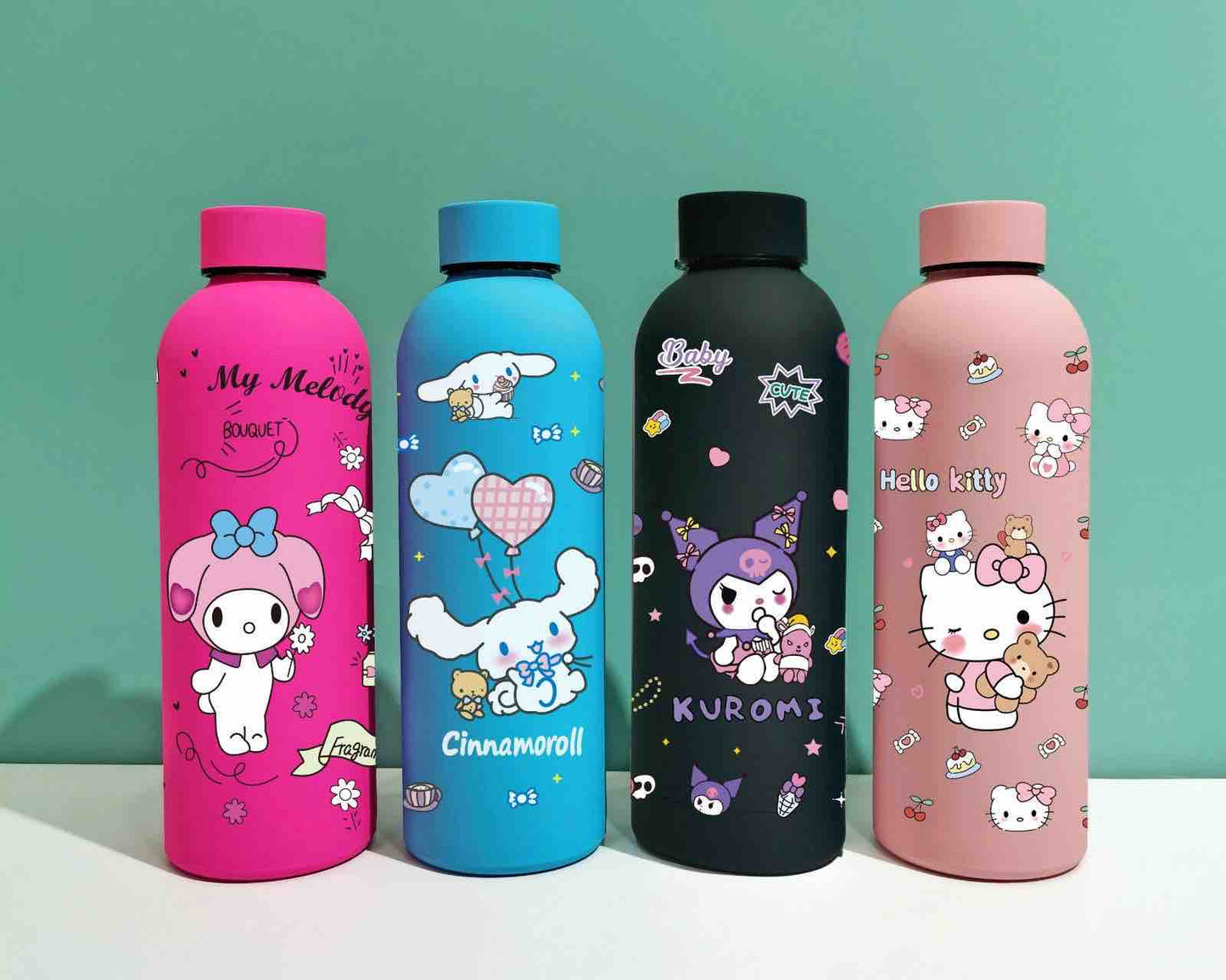 Kawai Sanrio Water Bottle | Matte Finish | Insulated | Box Packing