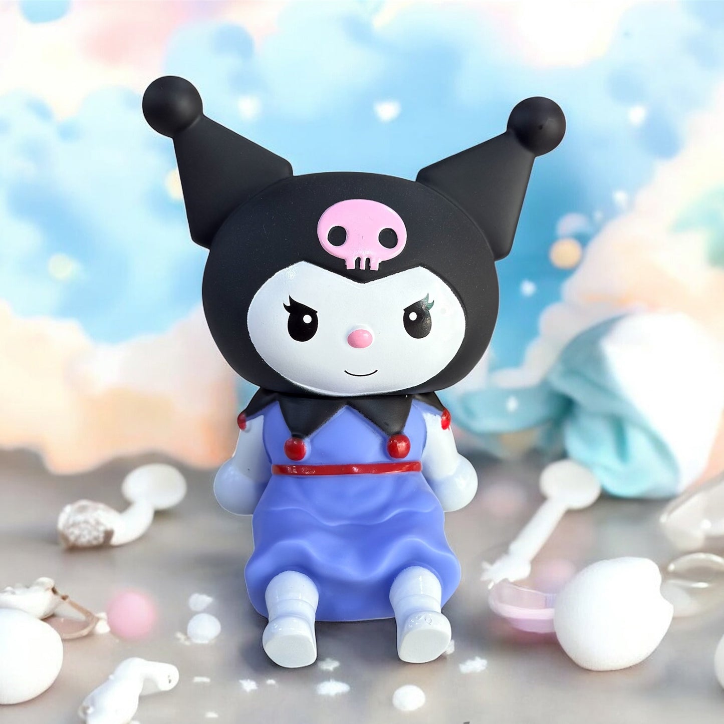 Sitting Kuromi Action Figure-SK