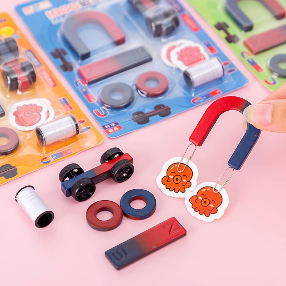 Popcorn Magnet Educational Card Set