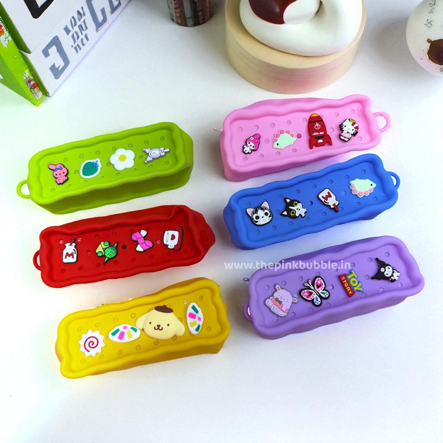 Kawaii Silicon Pencil Pouches