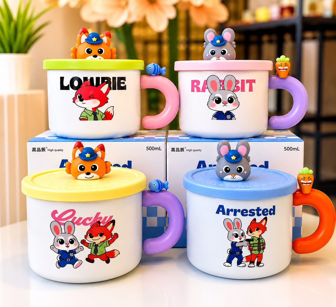 Zootopia Steel Mugs
