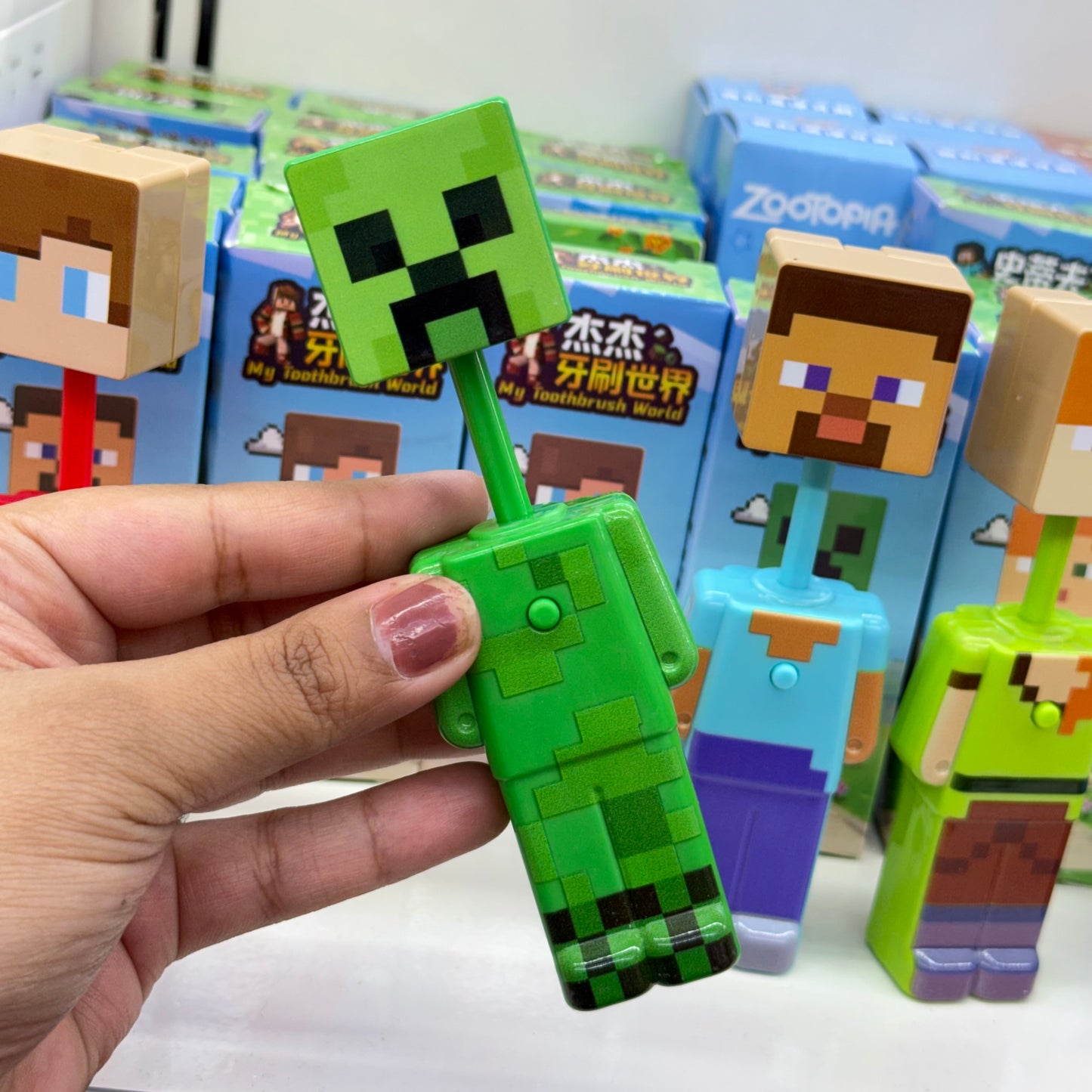 Minecraft Toothbrushes
