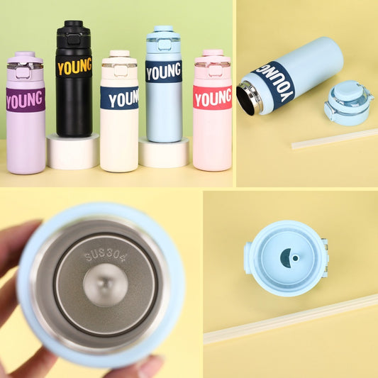 650 ML INSULATED DOUBLE SIP AND DRINK WATER BOTTLE