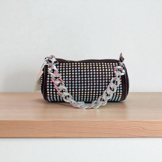 Crystal Noir Bag