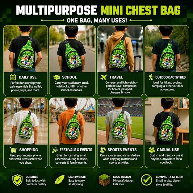 Minecraft Chest Bag