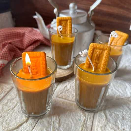 Chai Biscuit Scented Candle | BOX PACKING