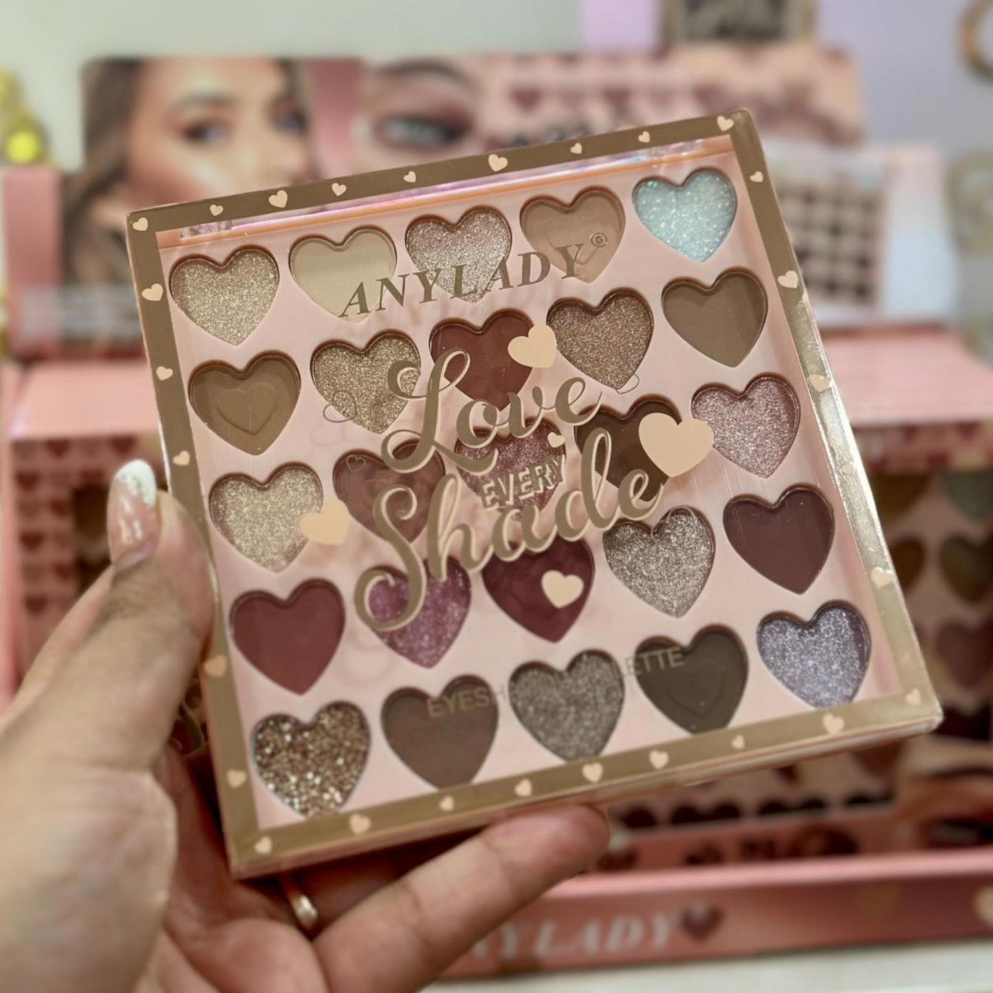 Anylady Nude Heart Eye Shadow Palette
