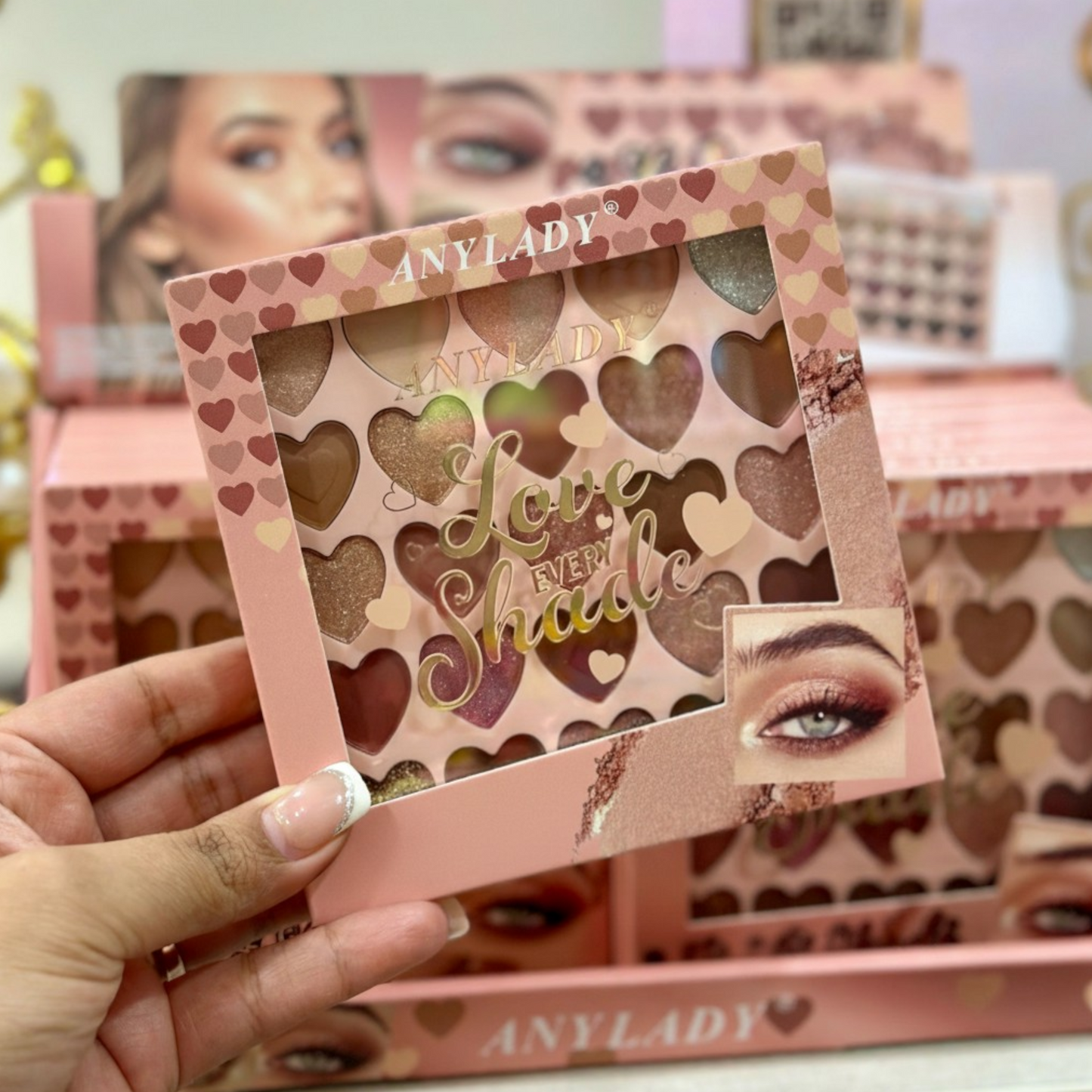 Anylady Nude Heart Eye Shadow Palette