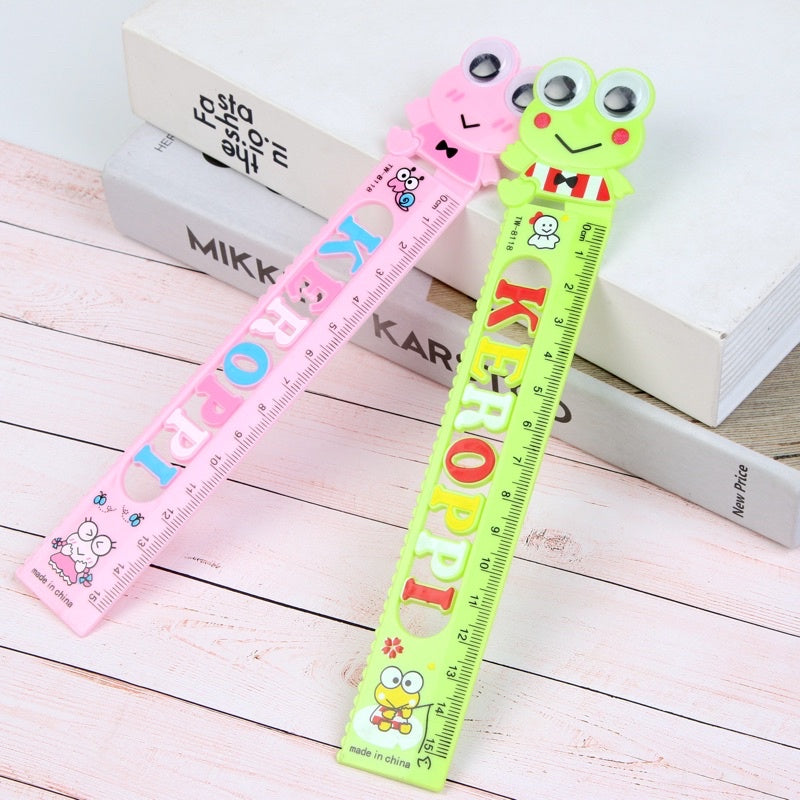 Pop Art Ruler Cute Cartoon Pop-Up Ruler – Pink Bubble