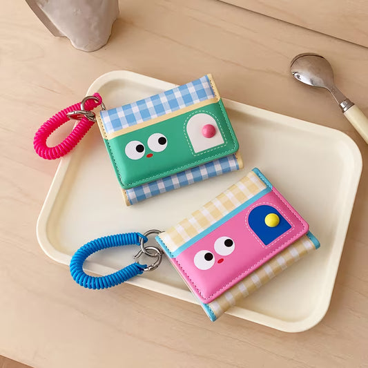 Pink Bubble Candy Peek Wallet