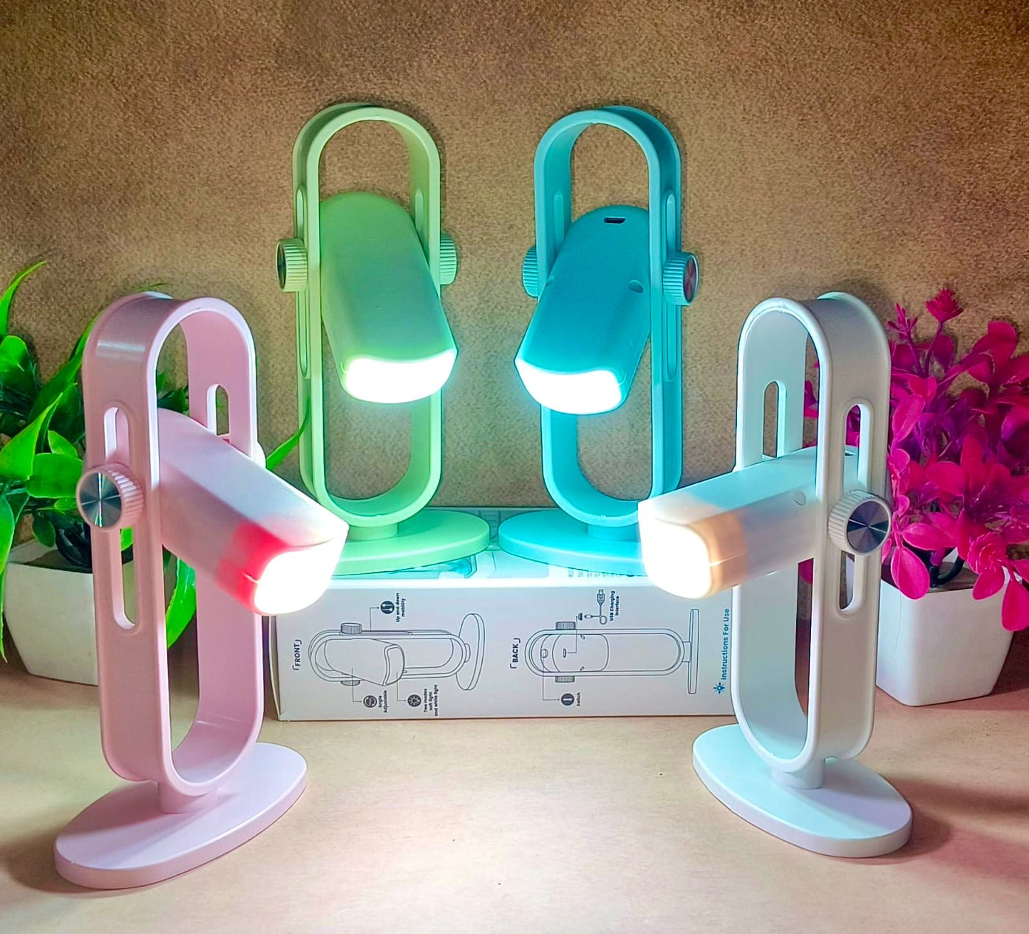 360 degree Rotation Table Lamp With Stand