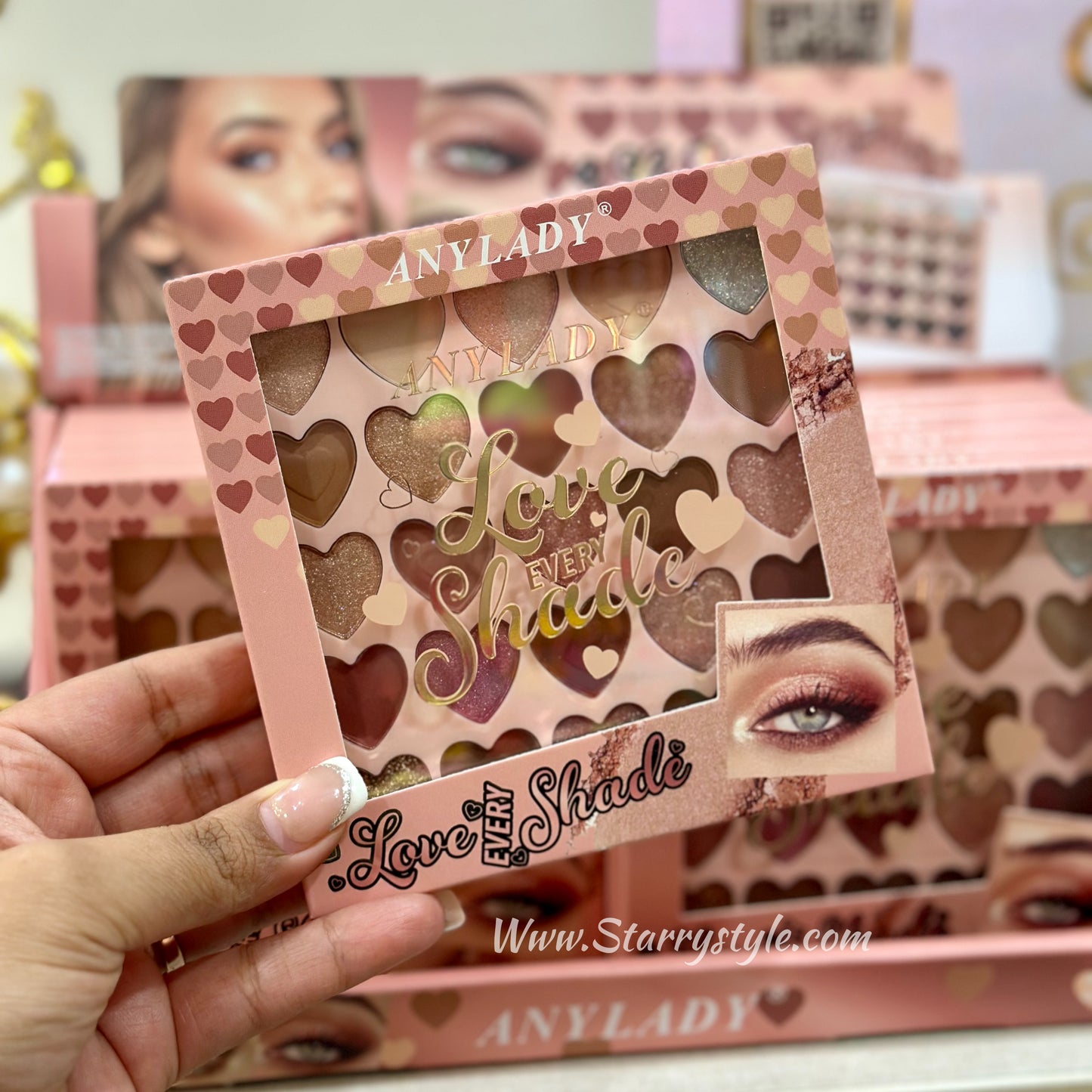 Anylady Nude Heart Eye Shadow Palette