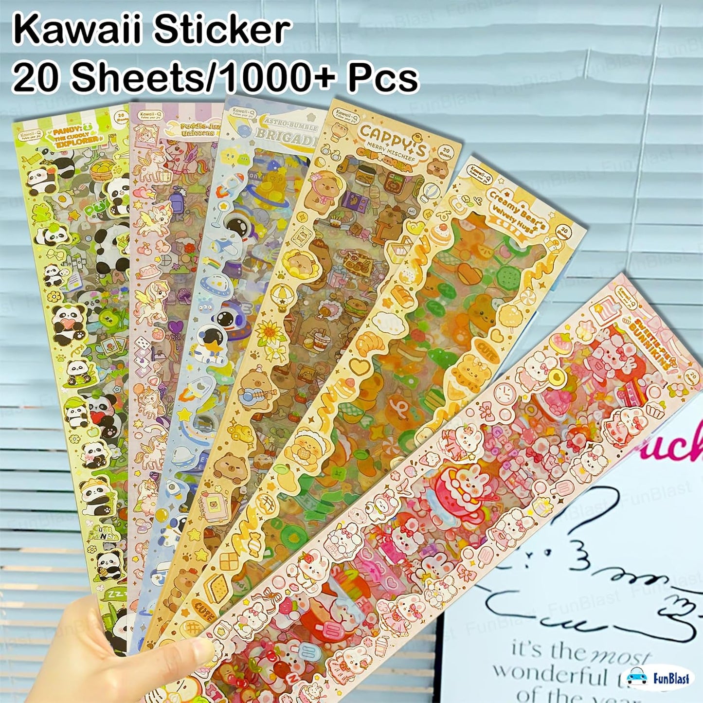 Kawaii Dream Sticker Pack(Pack of 12 Sheets)