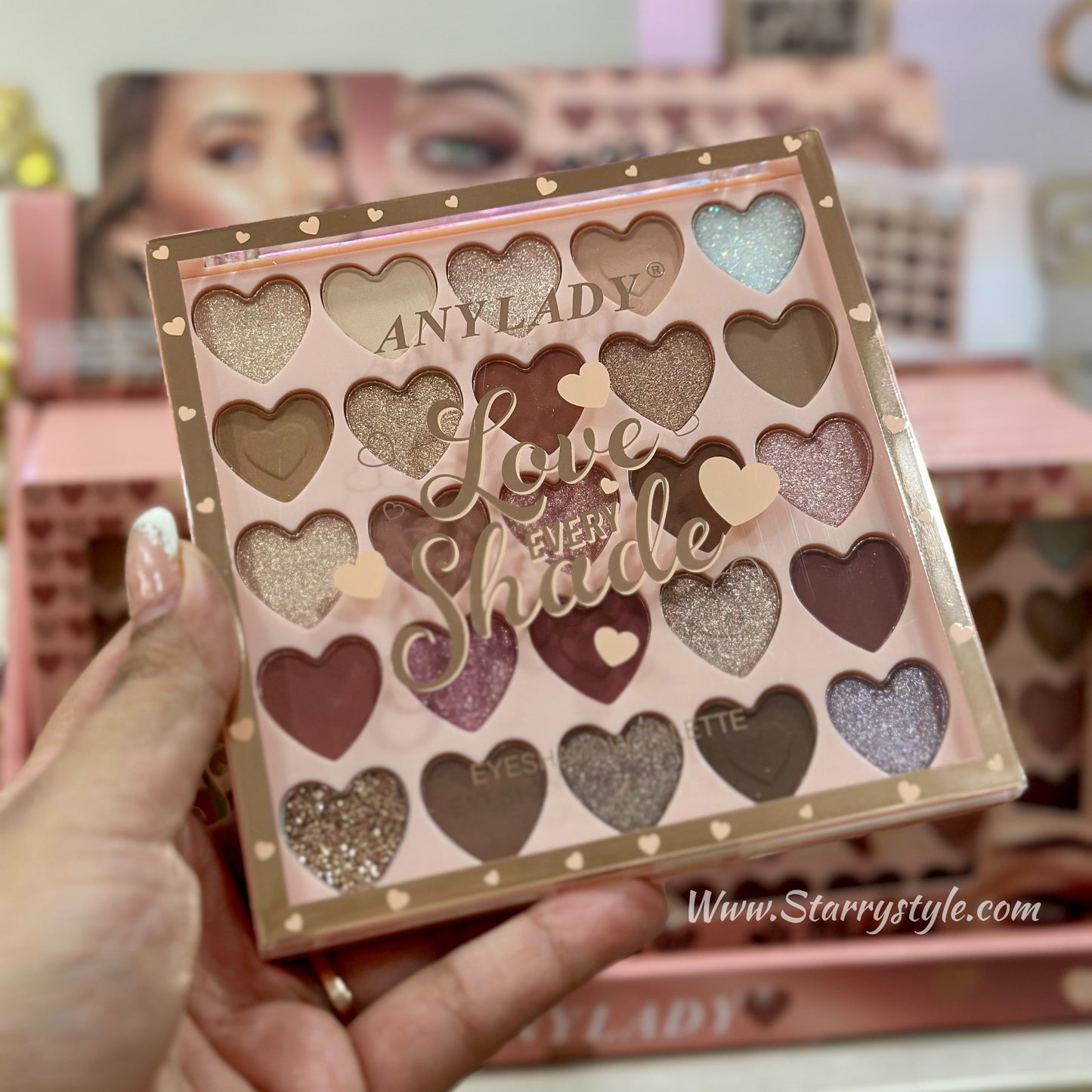 Anylady Nude Heart Eye Shadow Palette