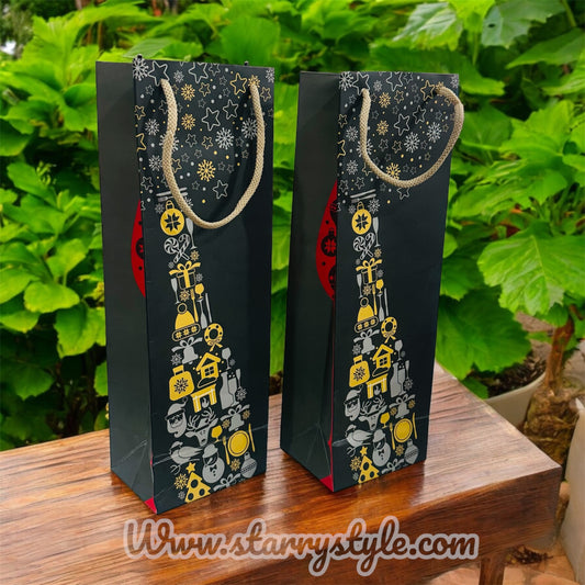 Wine Designed || Bottle Paper Bag