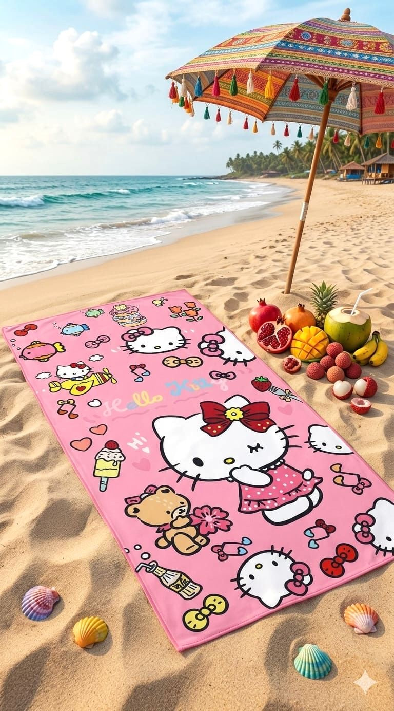 Kawaii Cuddle Towel