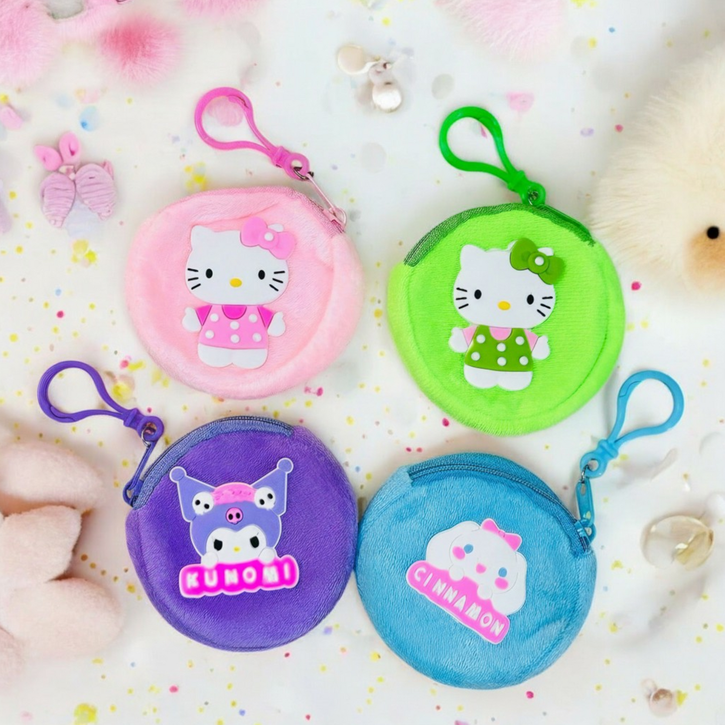 Fur Coin Pouches