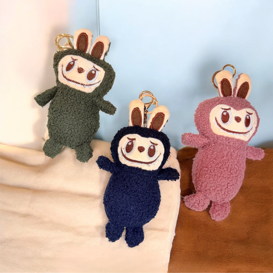 Mischief Bunny Plush Keychain