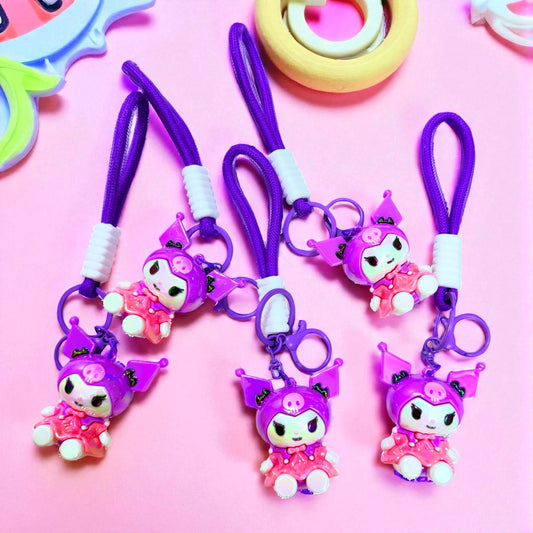Kuromi UV Keychain