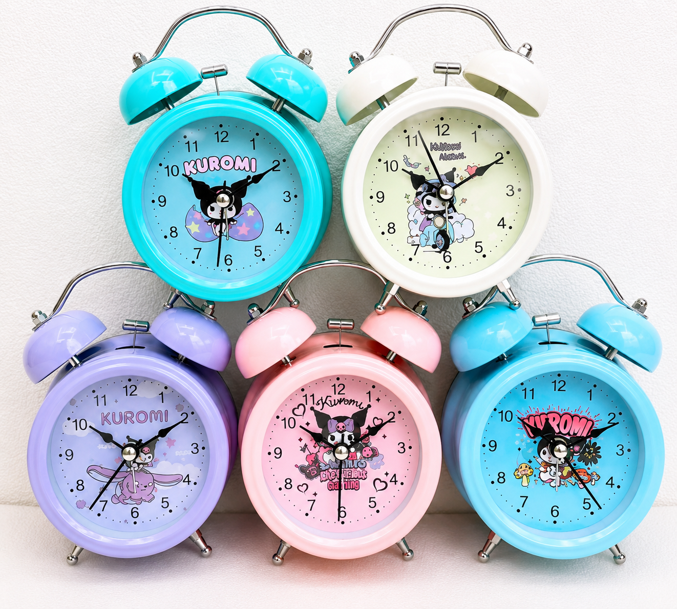 Kuromi Kawaii Twin-Bell Alarm Clock ⏰