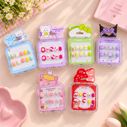 Kawaii Claws 3D Press-On Artificial Nails