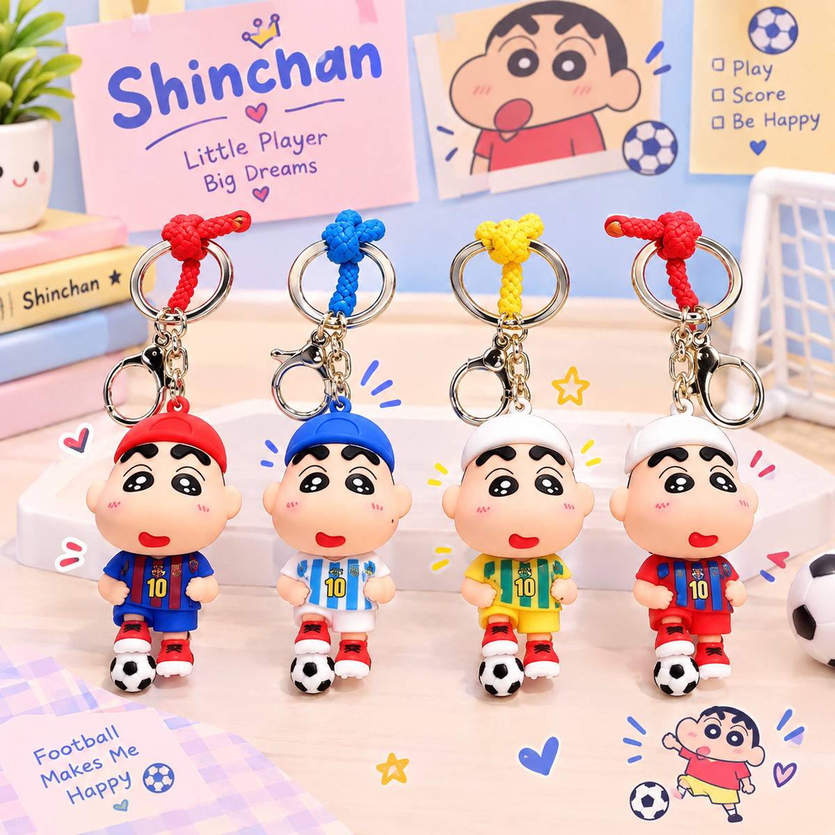 Shinchan Silicon Keychain