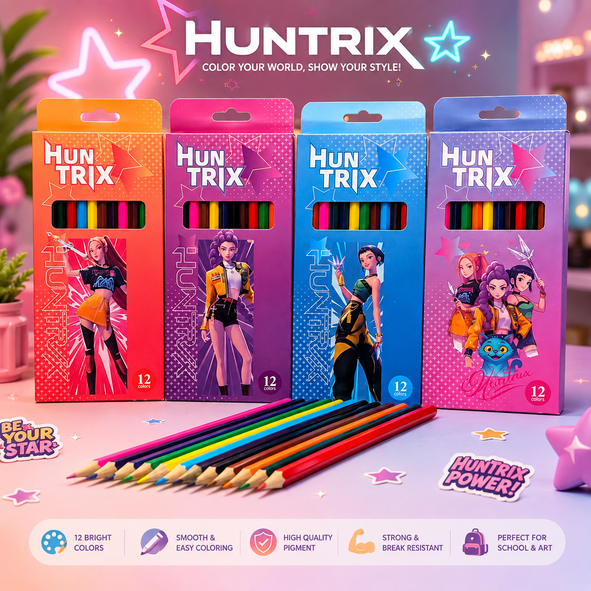 K-Pop Pencil Colors