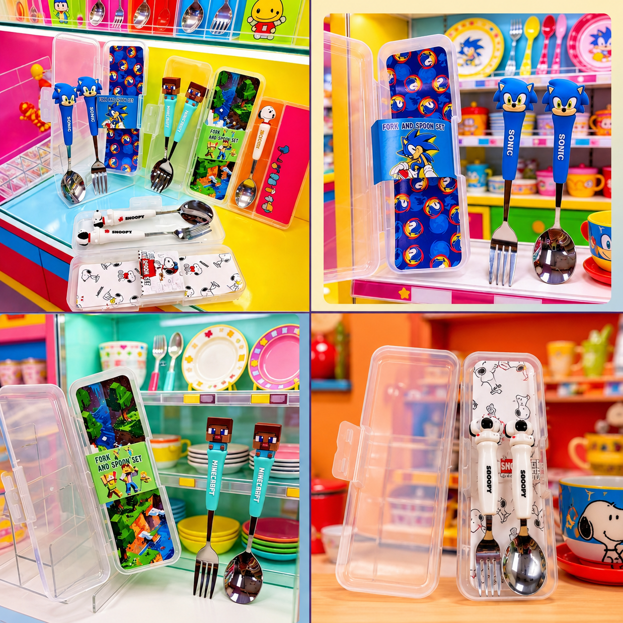 Kawaii Characters Travel Cutlery