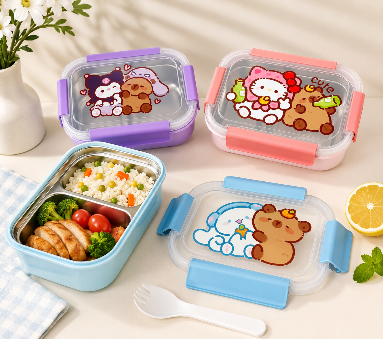 Sanrio Happy Time Lunch Box