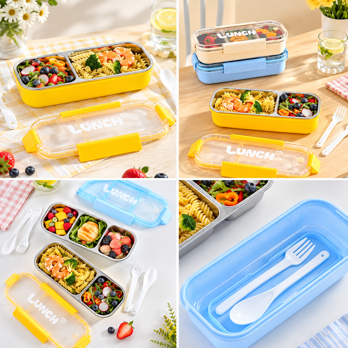 Bento Bliss Lunch Box 2 Compartments
