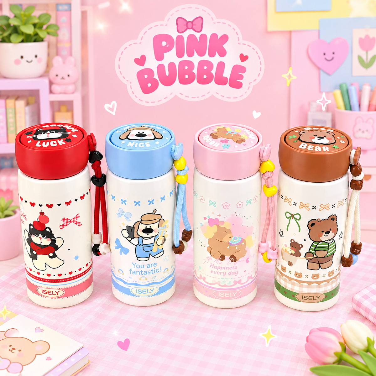 Cute Character Insulated Bottle