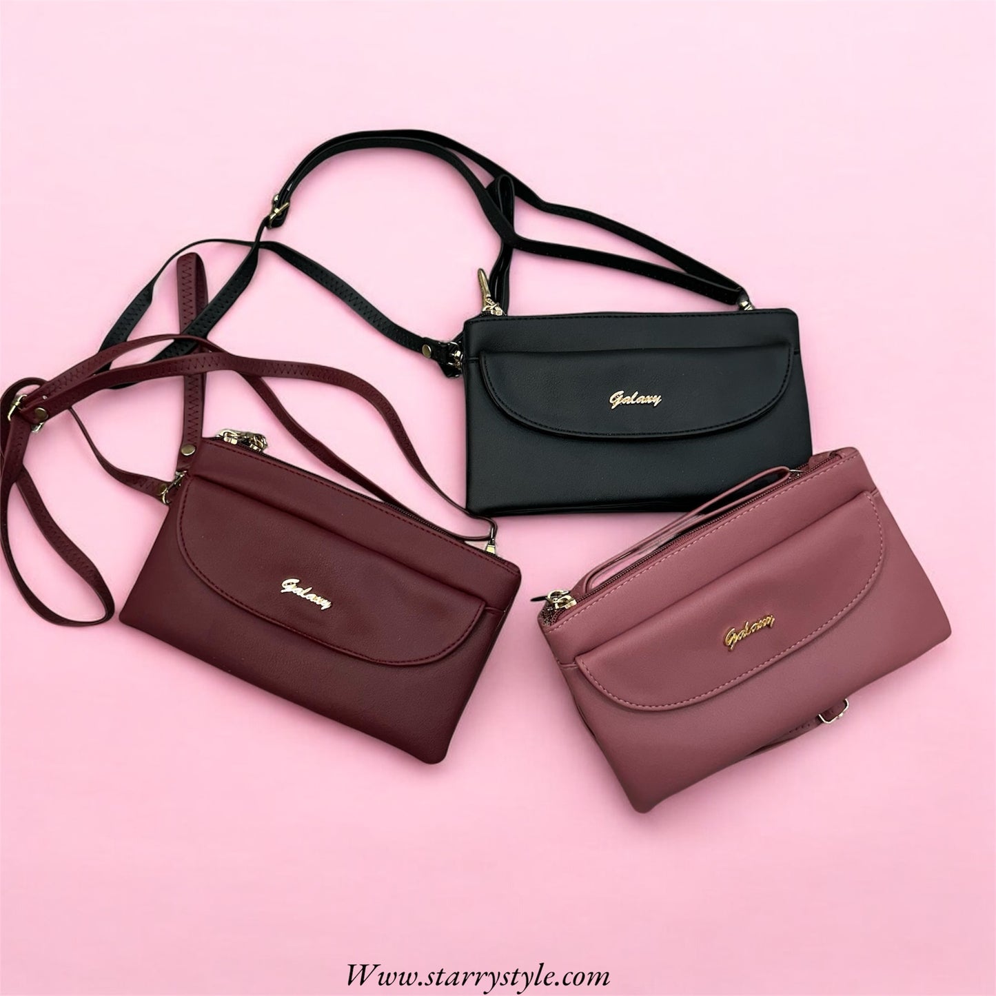 Sling Bag SS112 || MutliPockets || Soft