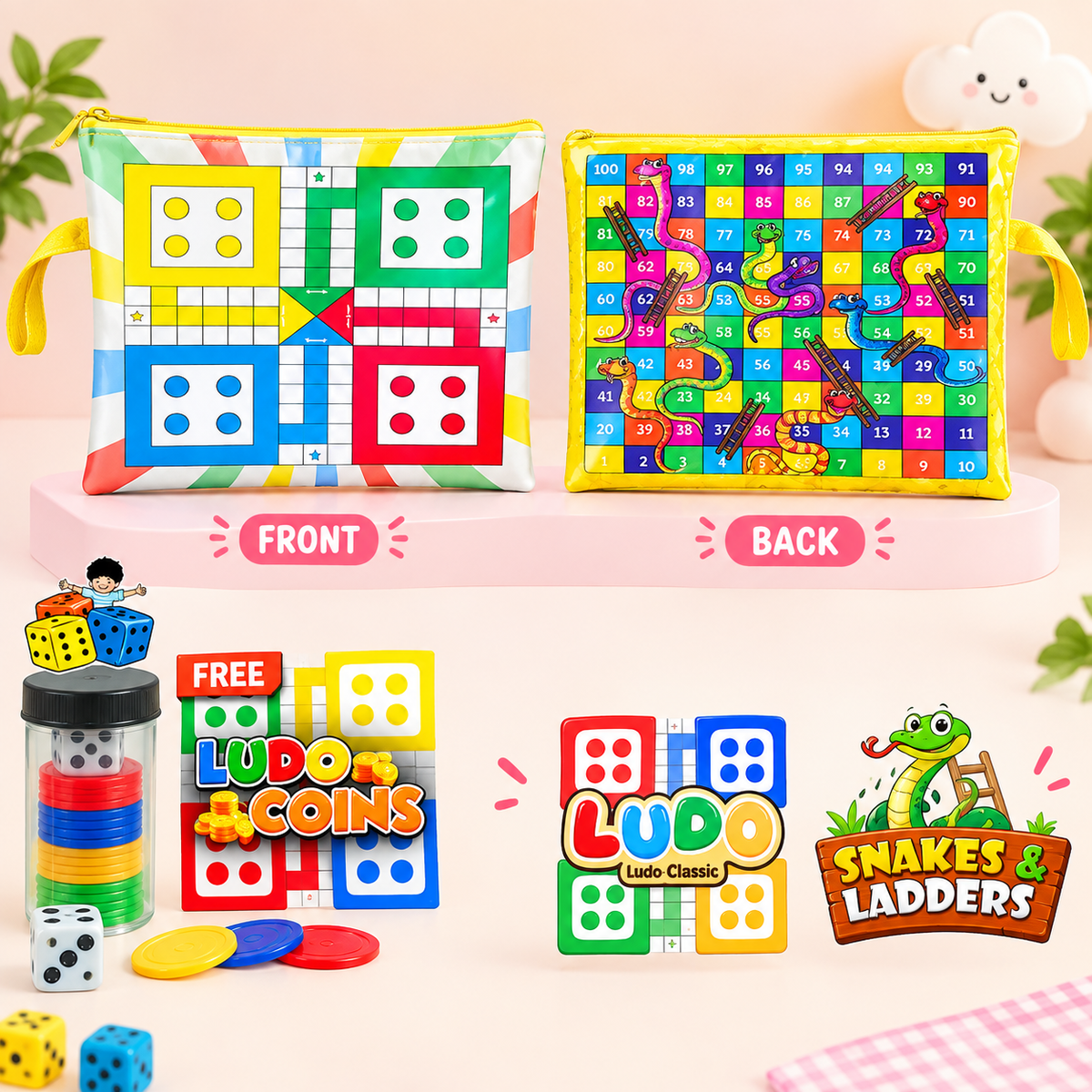 Ludo Organiser Pouch