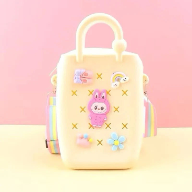 Labubu Sling Bag with Charms