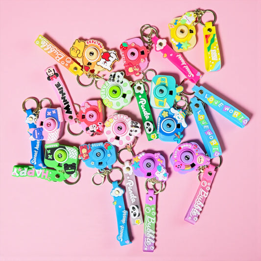 Mix Characters Camera Projector Keychain