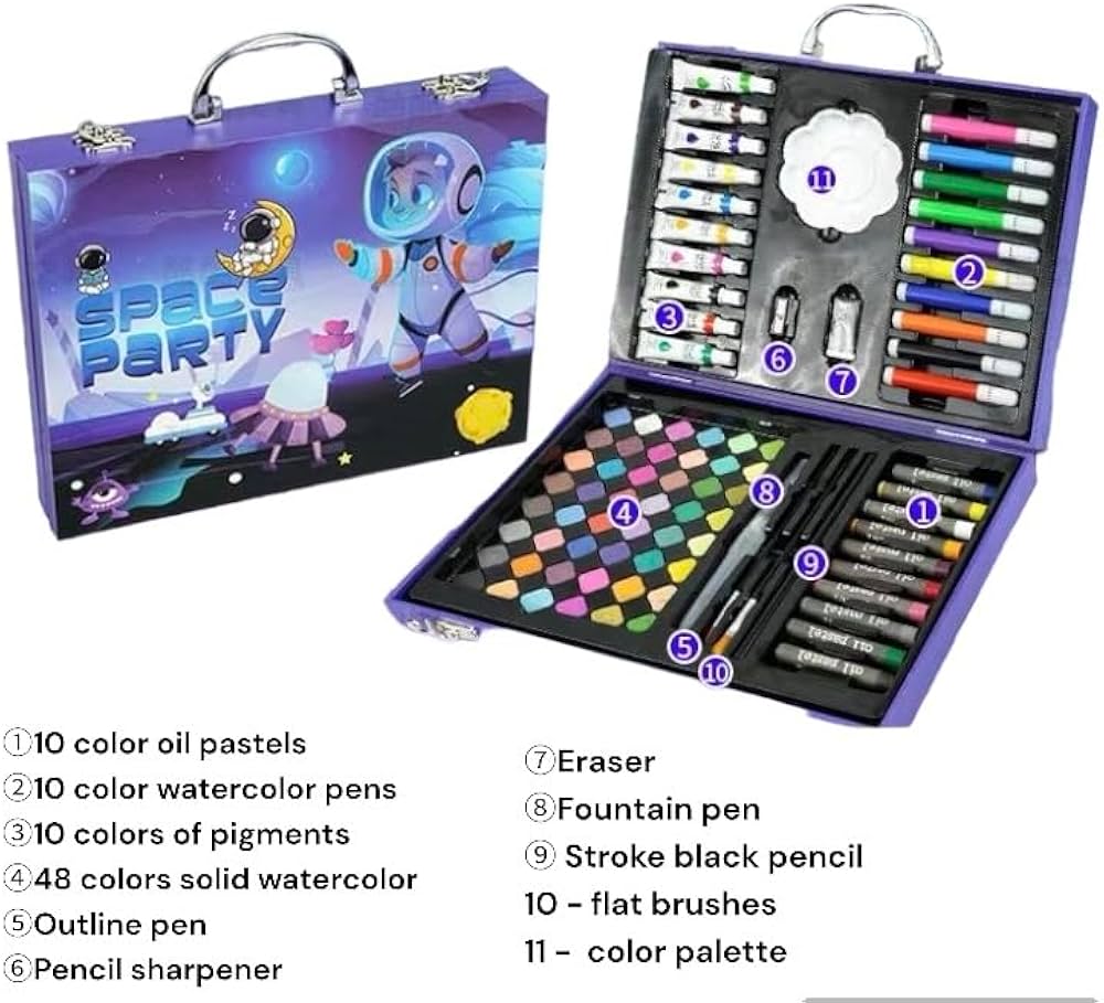 Coloring Gift Set ( 85 Pcs)