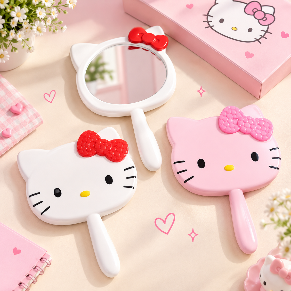Kawaii Hello Kitty Mirror