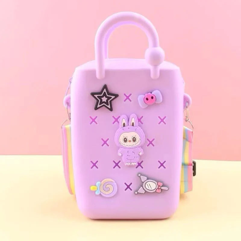 Labubu Sling Bag with Charms