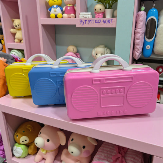 Retro Radio Mini Bag/Travel/Vanity Bag