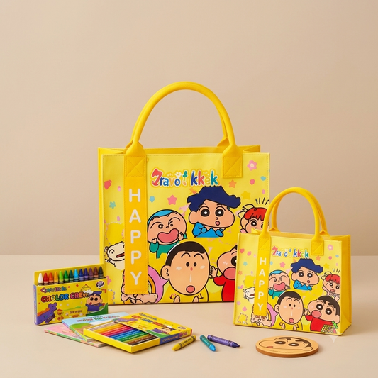 Cute Character Shopping Tote Bags