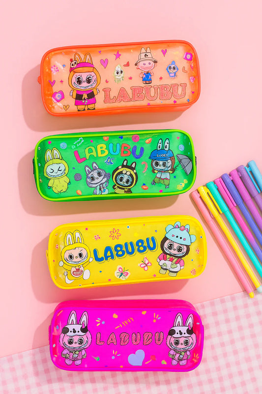 Neon Jelly Labubu Pouch