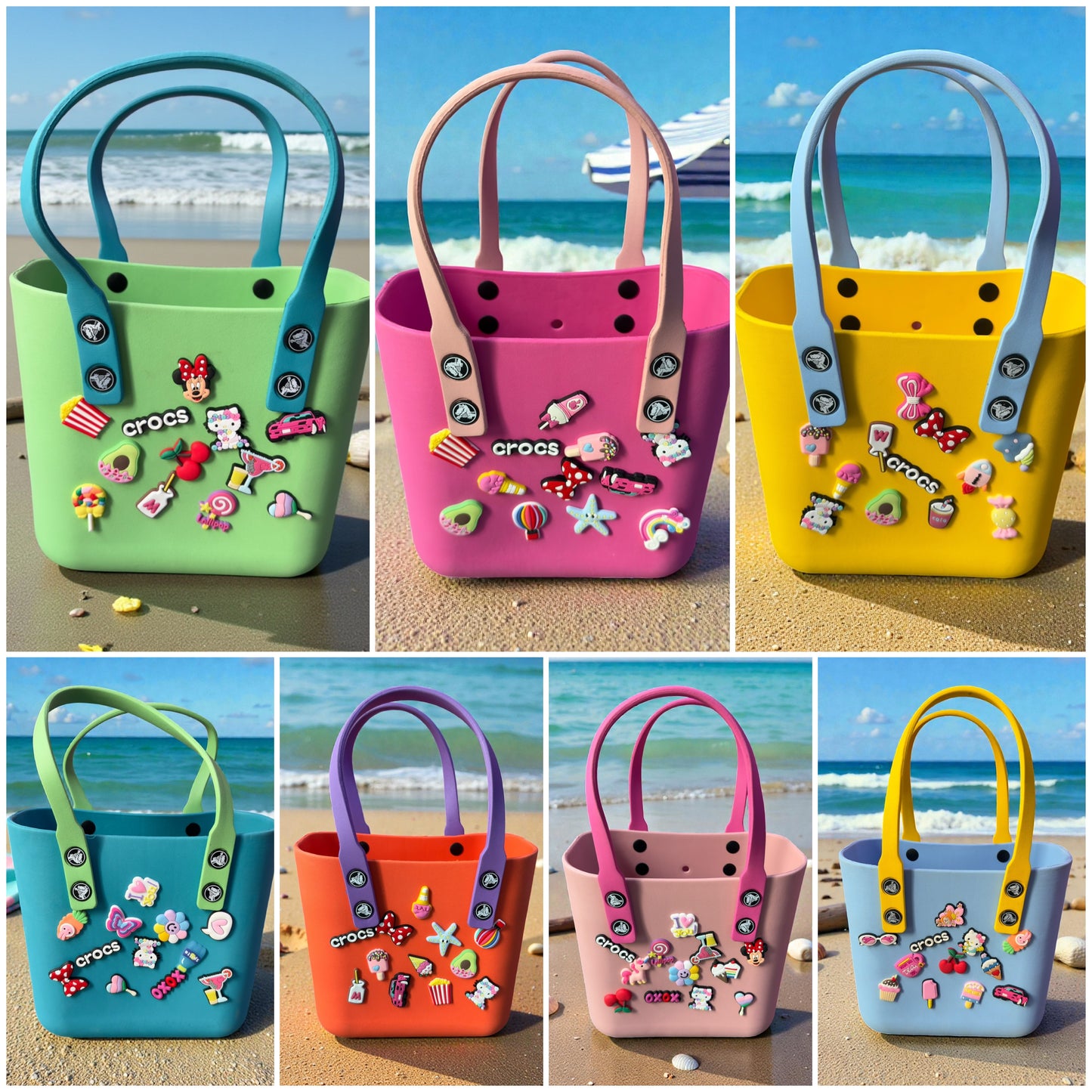 Silicon Charms Bag (Medium Size)