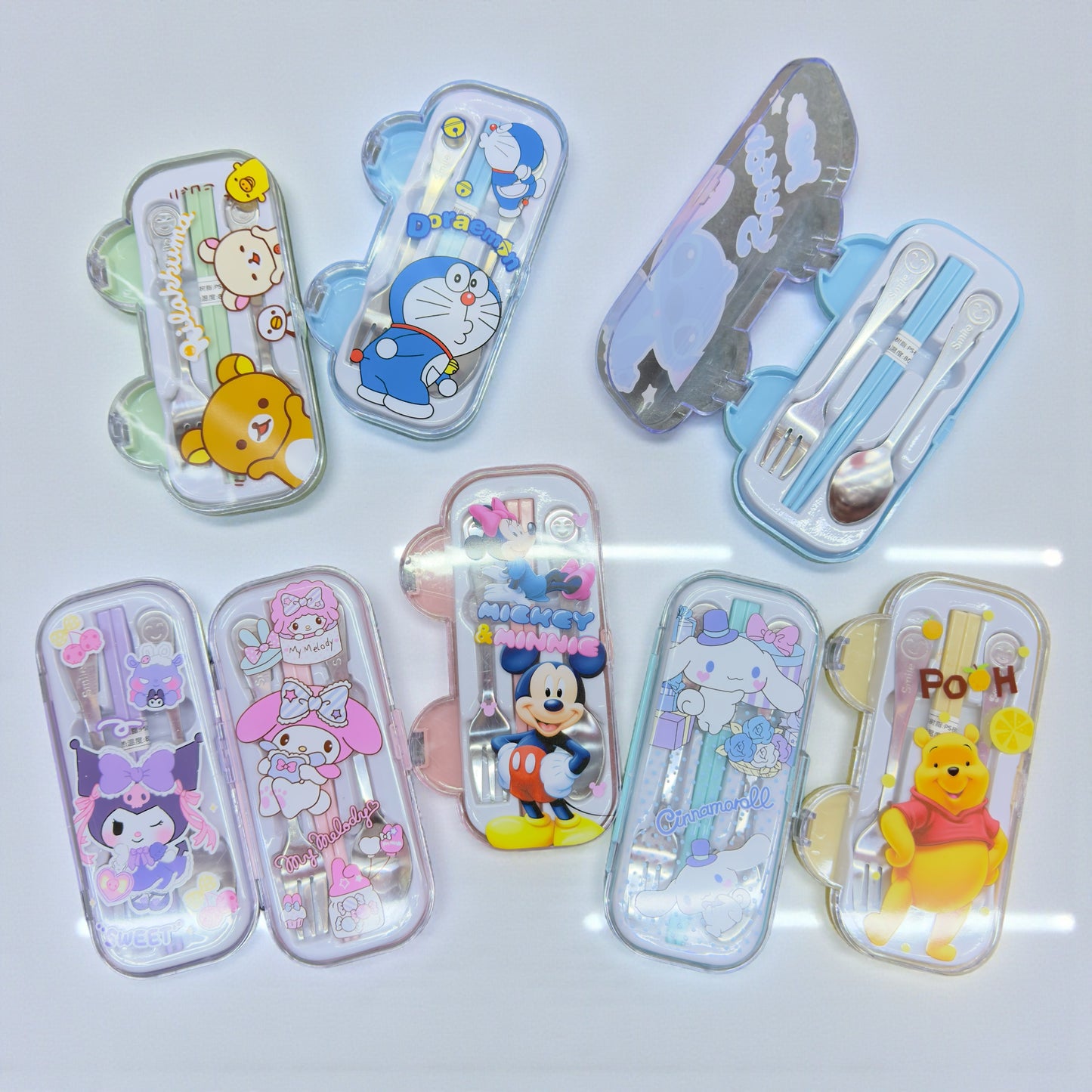 Kawaii Cutlery Set with Chopsticks