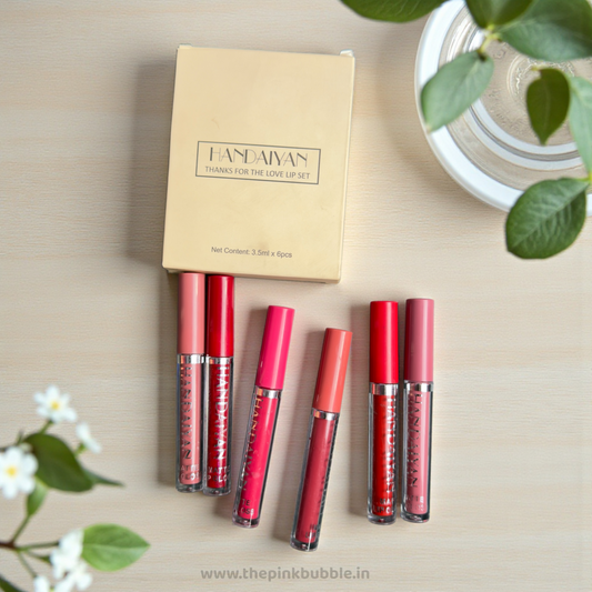 Handaiyan “Thanks For The Love” Lipstick Set (Pack of 6)