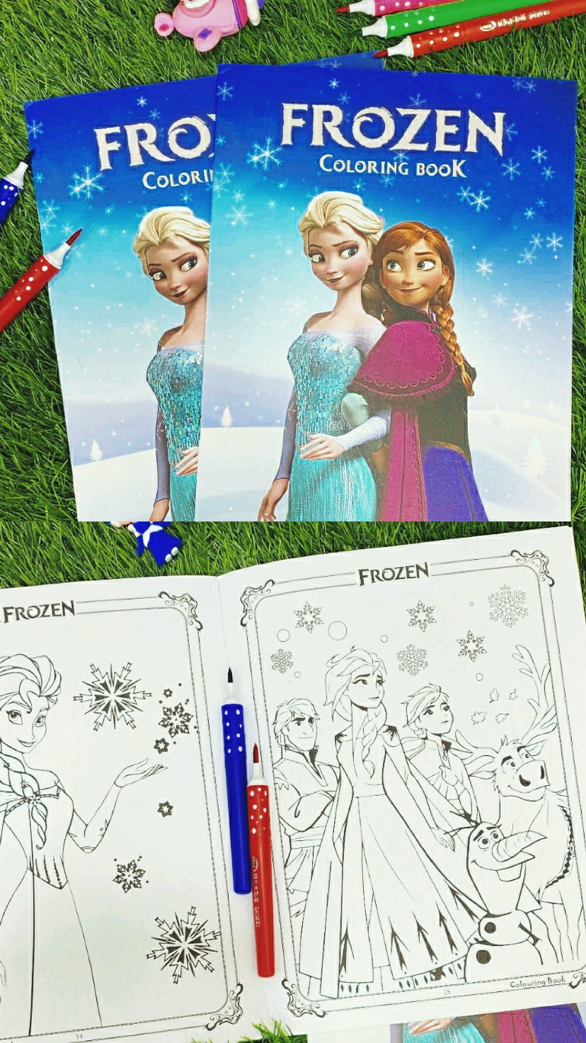DIY A4 Adventure Colouring Book